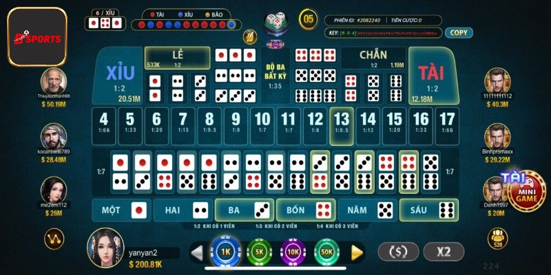 Giới thiệu sơ lược về tựa game sicbo online