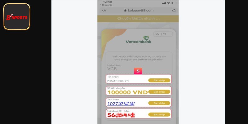 Lưu ý để đảm bảo nạp tiền thành công và không bị gián đoạn